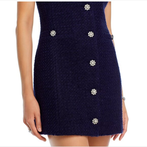 $128 AQUA Tweed Dress -100% Bloomingdales  Exclusive - Picture 5 of 9